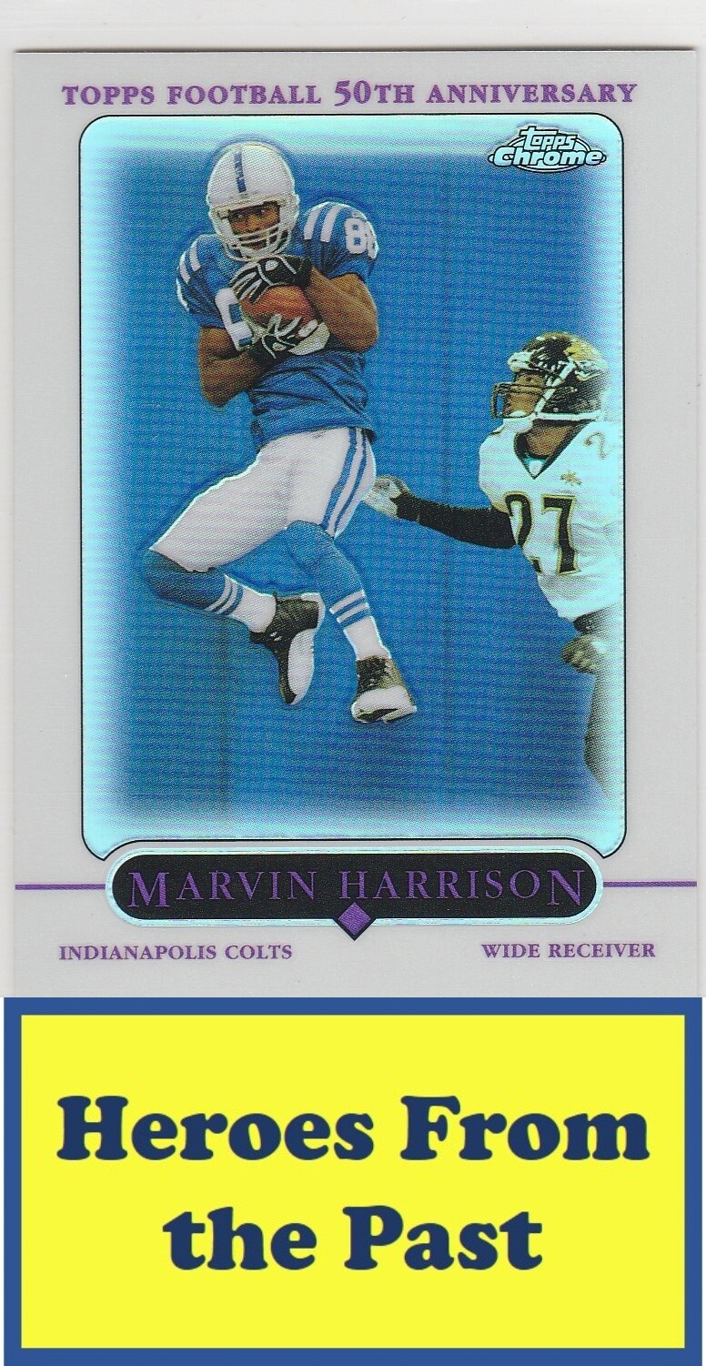 2005 Topps Chrome Refractors #116 Marvin Harrison 053-B