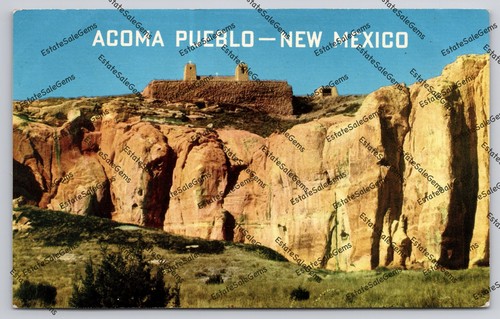 Vintage Postcard Acoma Pueblo New Mexico