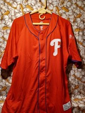 PHILADELPHIA PHILLIES MLB RED SHORT SLEEVE SHIRT-NEW WITH TAGS