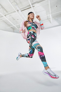 Women's Nike Epic Luxe Icon Clash Printed Running Tights S Multicolor Pink  | eBay