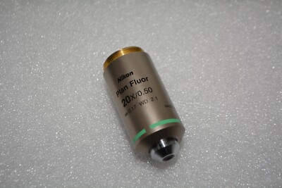 ^ Nikon Plan Fluor 20x/0.50 DIC N2  Microscope Objective Lens M25 Eclipse #X3765