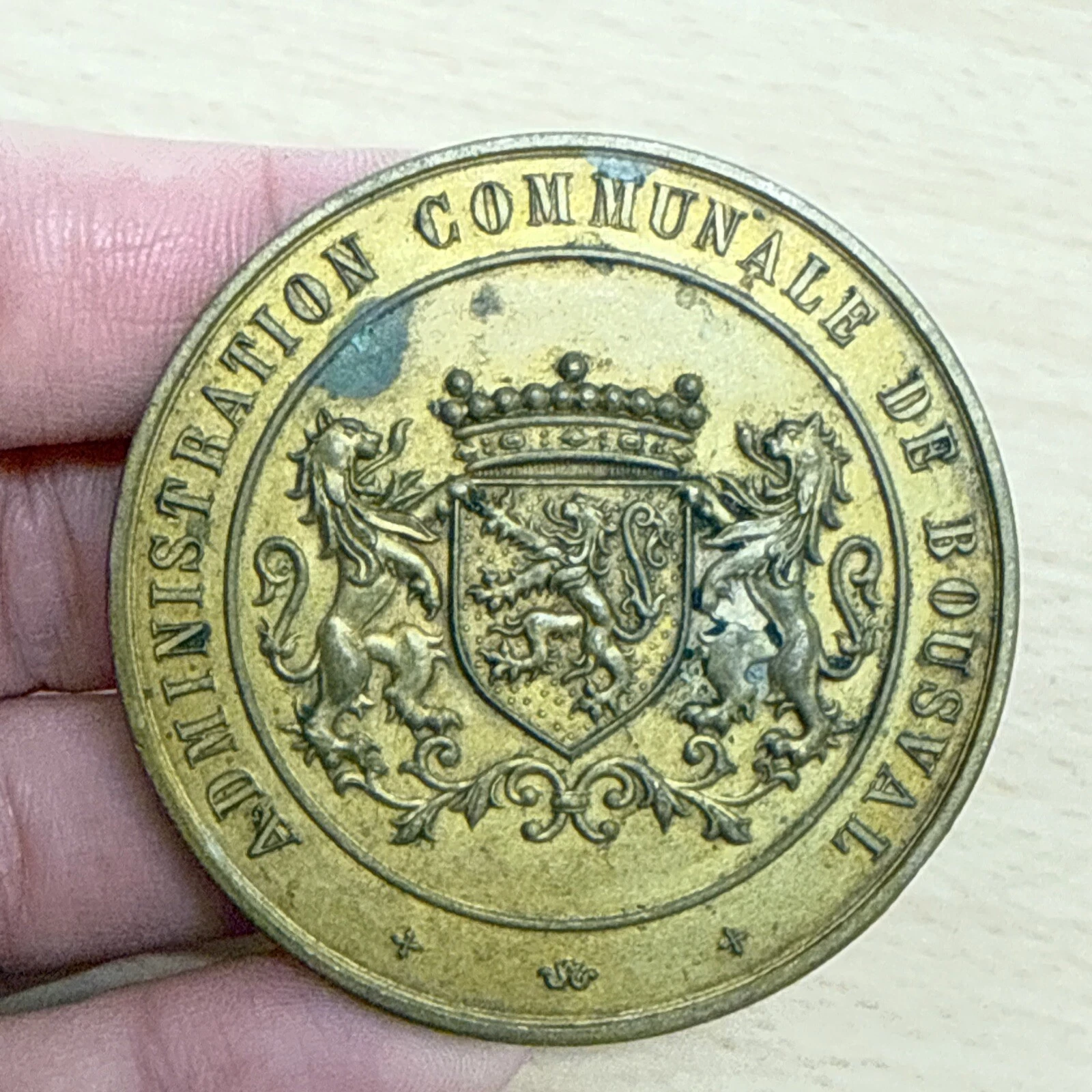 Médaille Administration Communale De Bousval