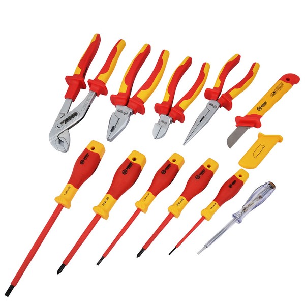 Booher Authorized 1000v VDE Insulated Electrician's Screwdriver Tool