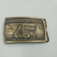 1984 John Deere 740 Stripper 4 or 5 Row Belt Buckle by John Deere 8614