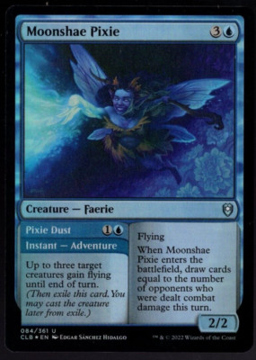 Moonshae Pixie 084/361 Uncommon Foil Baldur's Gate MTG NM