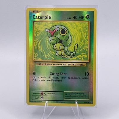 Pokemon TCG Caterpie 3/108 XY Evolutions Reverse Holo Card