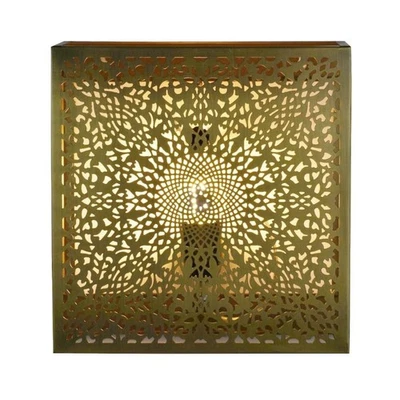 Lampe Murale Orientale Lumière Murale Décoration Murale Yaniv Or Antique - Photo 1/4