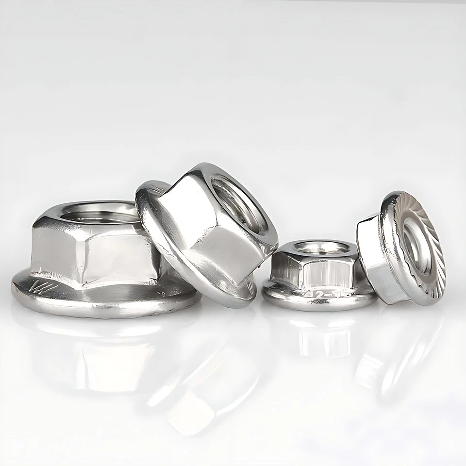 Sperrzahnmutter Sicherungsmutter M3/M4/M5/M6/M8 BIS M20 DIN 6923 Edelstahl V2A - Bild 4 von 4