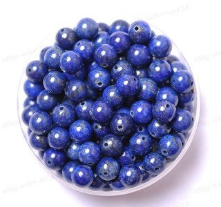 Wholesale 30Pcs Lapis Lazuli Natural Gemstone Round Spacer Loose Beads 6MM #3