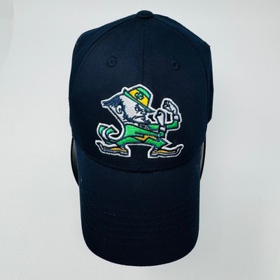 Notre Dame Fighting Irish Captivating Headgear Navy Blue Hook and Loop Hat Cap