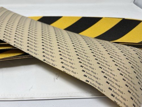 Lotto 10 Pedate 3M Antiscivolo Antiscivolo Sicurezza Passeggiata Grana Grip Nastro Scale Gradini - Foto 3 di 3