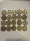 1964 Silver Washington quarters 90% silver circulated coins