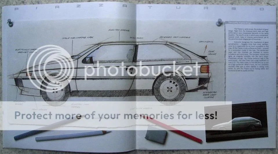ISUZU PIAZZA TURBO Car LF Sales Brochure 1985 #ICGB/10/85 - Image 2 of 4