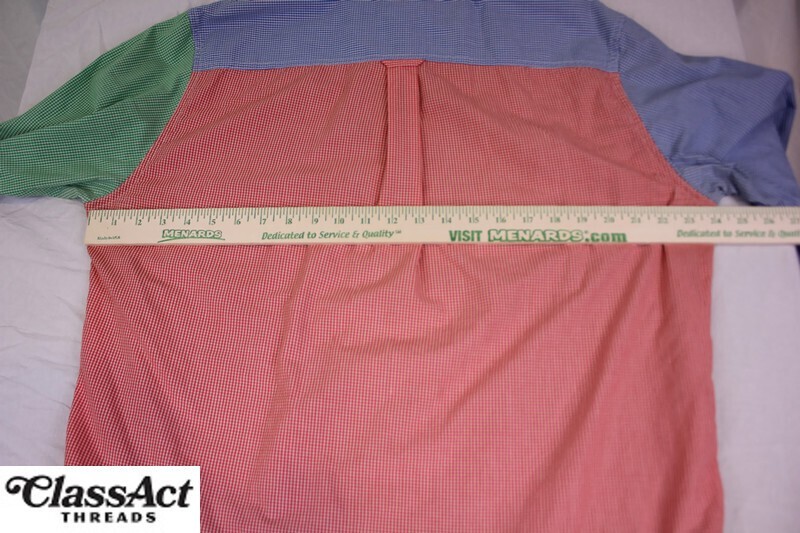 CHAPS Colorblock Patchwork Checked Button Up Butt… - image 3