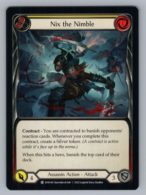 NIX THE NIMBLE (YELLOW) DYN140 C FLESH AND BLOOD NM NARENDRA B ADI 