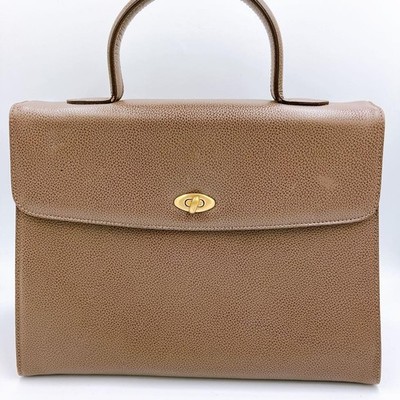 専用OLD COACH MADISON COLLECTION 4414 COACH Old 4414 Vintage Turn Lock Madison Brown Color Handbag