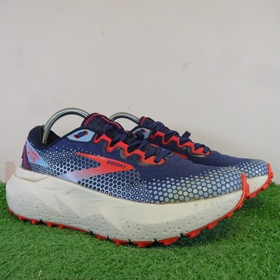 Brooks Turnschuhe Größe 6,5 Caldera 6 blau weiß sportliche Damen-Laufschuhe