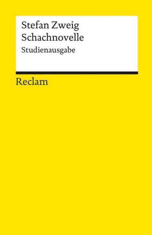 Schachnovelle. Studienausgabe: Zweig, Stefan – Deutsch-Lektüre, Deutsche Klassiker der Literatur – 18975 (Reclams Universal-Bibliothek) - Bild 2