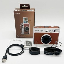 Fujifilm Instax Mini Evo Brown Hybrid Instant Film Camera