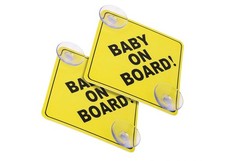 BABY ON BOARD Vinyl Sticker Decal Car Truck Garage Window Wall Water Resistant 1