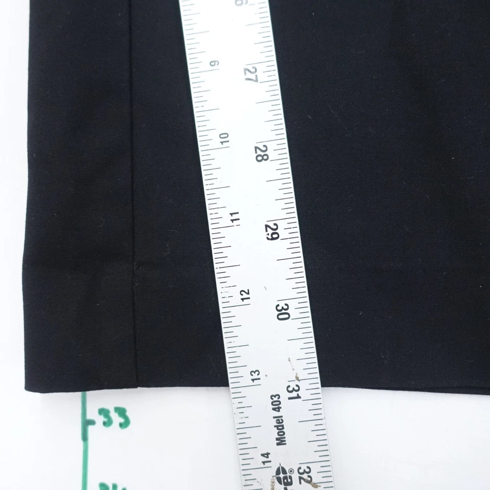 Pantalones de vestir Ann Taylor Factory para mujer 12 negros preppy acampanados pierna comodidad carrera Foto 2 de 4