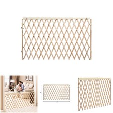 Natural Wood Walk Thru Room Divider Baby Gate Extra Large Oak