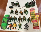 Vintage TMNT Teenage Mutant Ninja Turtles everything you see in one picture.
