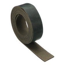 Full Grain Leather Strap, 0.8 Inches Wide x 51 Inches Long, Dark Green