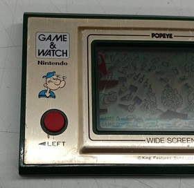Nintendo Popeye Game & Watch Handheld Console Used