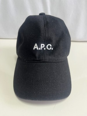 A.P.C RUE MADAME PARIS Baseball Cap schwarz verstellbar Größe 58