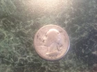 1939 Washington Quarter (gray/hot pink)