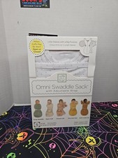 Omni Swaddle Sack with Adjustable Wrap Size Small 0-3 Months 6-14 LBS Dots NEW