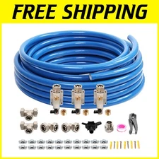 Shop Air Line Kit, NPT Tee Fittings, Leak-Proof Installation