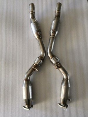Audi S4 B6 B7 Katalysator Downpipes 200 Zellen E Zeichen