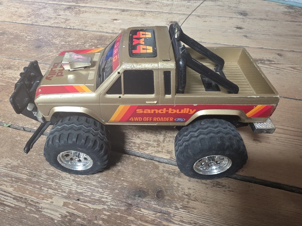 Nikko Ford Ranger 4x4 Power Winch Rc Pick Up Jeep Vintage 1/18 Retro Sand Bully - Bild 3 von 4