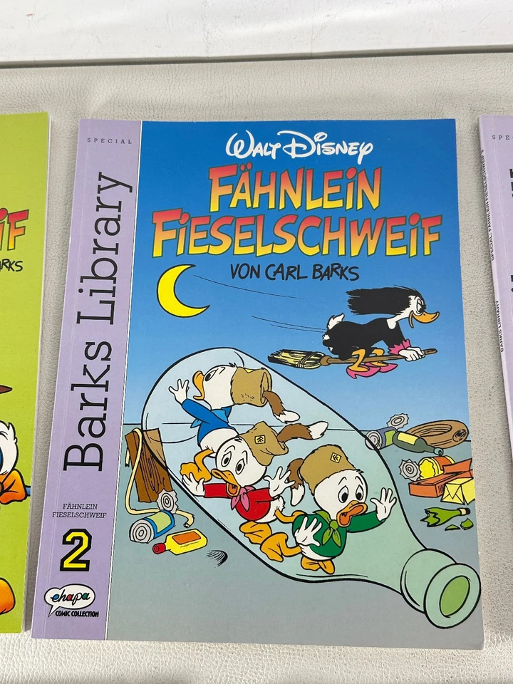 Walt Disney Barks Library Fähnlein Fieselschweif N° 1-7  1.Auflage 2001-05 - Bild 4 von 4