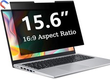 Magnetic Laptop Privacy Screen 15.6 Inch 16:9, Removable Privacy Filter, Anti Sp