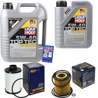 Inspektionskit Filter Liqui Moly ÖL 6L 5W-40 FüR Suzuki SX4 GY 1.9 Ddis 4X4