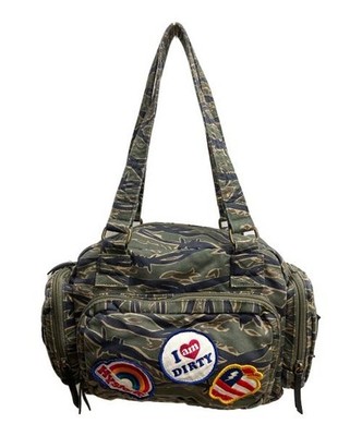 Hysteric Glamour PATCH SCRATCH Mini Boston Bag khaki 01243QB0 | eBay