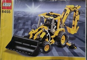 LEGO 8455 Technic Loader INSTRUCTION MANUAL ONLY Released 2003 Paper Book Copy