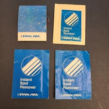 Vintage Pan Am Airlines Spot Removers Sewing Kit Amenities Set Memorabilia