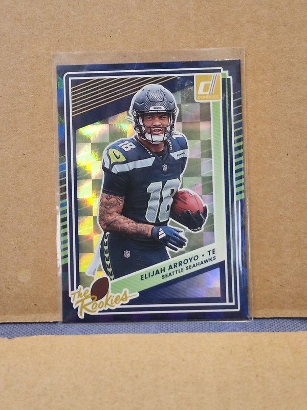 2025 Panini Donruss - The Rookies Elijah Arroyo #22 (RC) Seattle Seahawks