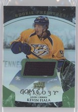 2015-16 Trilogy Rookie Premiere Green Rainbow Foil /599 Level 1 Kevin Fiala xp6
