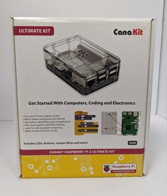Canakit Raspberry Pi 3 Model B Ultimate Kit -  Computers Coding Electronics Kit