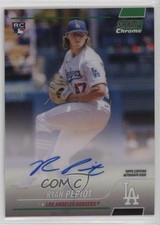 2022 Topps Stadium Club Chrome Green Refractor 20/99 Ryan Pepiot Auto 1cc0
