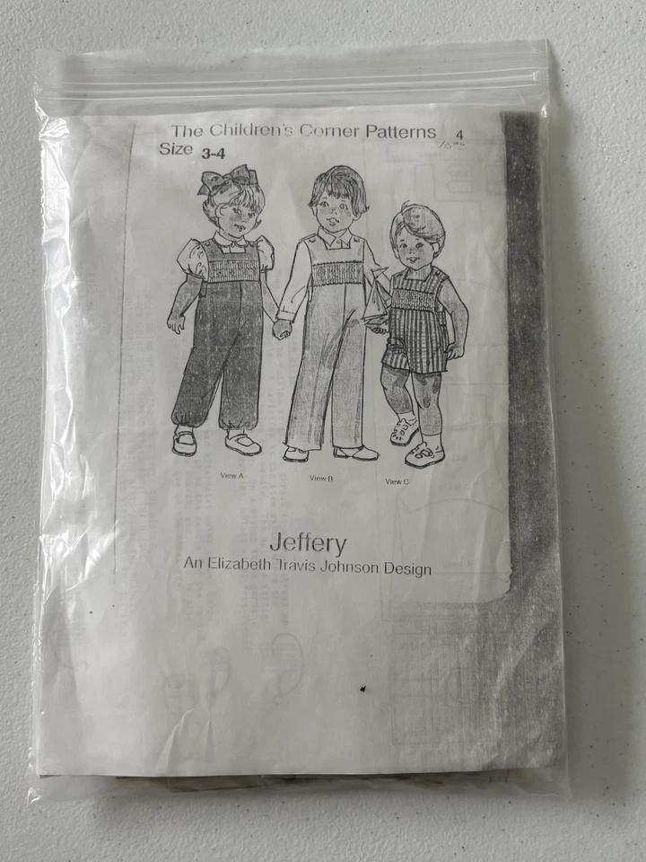 Love and Stitches Boys Playsuit Sewing Pattern #452 - Image 2 of 2