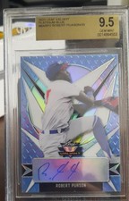 2021 Leaf Valiant - Robert Puason #BA-RP2 Platinum Blue /35 (AU, RC)