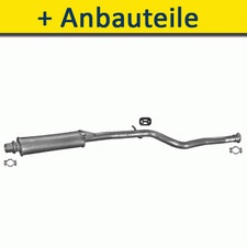 Mitteltopf Auspuff+ für PEUGEOT 106 1.3 1.4 D 1.5 1.6 1991-2004