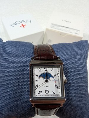 Noah x Timex Sun & Moon Phase Brown/Steel
