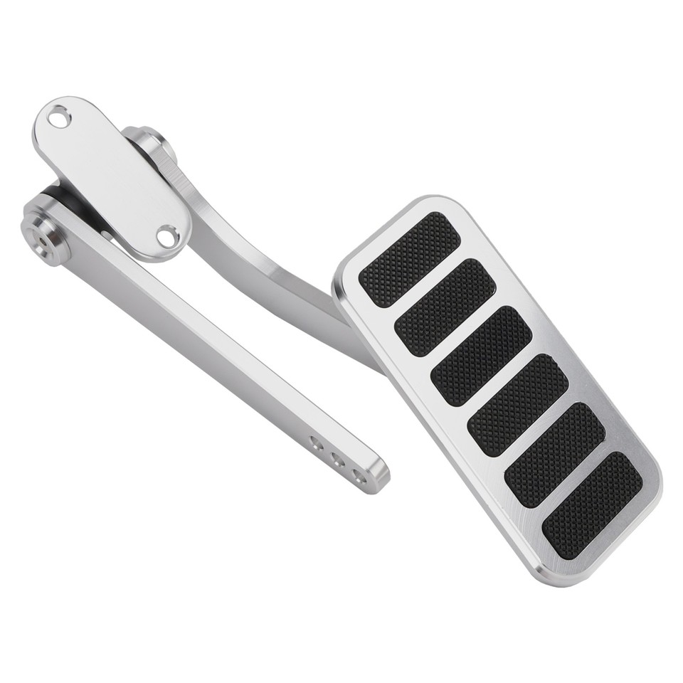 Universal Hot Rod Aluminum Gas Pedal With Stainless Throttle Cable & Spring Kit
